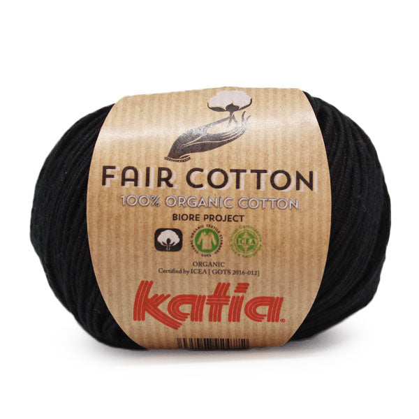 Katia Fair Cotton 002 Zwart