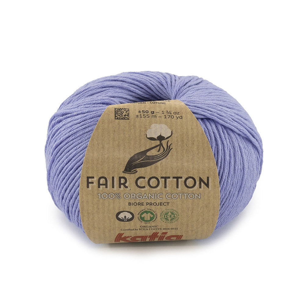 Katia Fair Cotton 059 Violet - Keurmerk Katia Fair Cotton