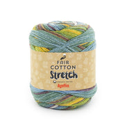 Katia Fair Cotton Stretch 100 Blauw-Groen-Geel