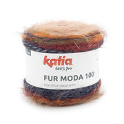 Katia Fur Moda 100 300 Kaki-Zwart-Roest bruin-wijn