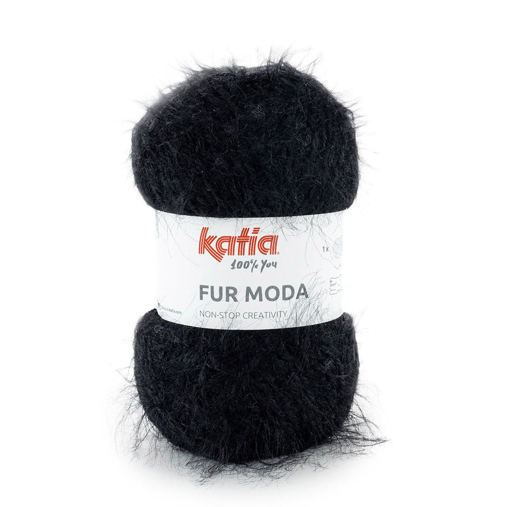 Katia Fur Moda 107 Zwart