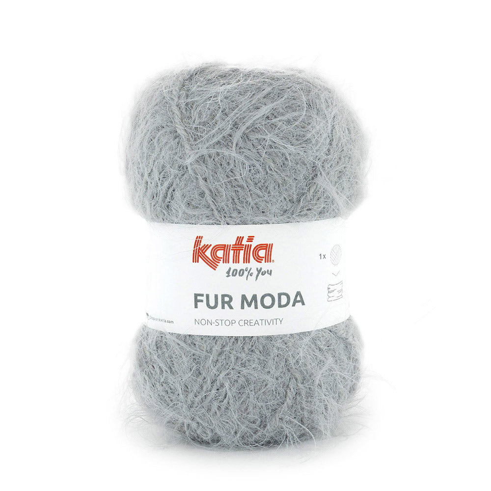 Katia Fur Moda 108 Grijs