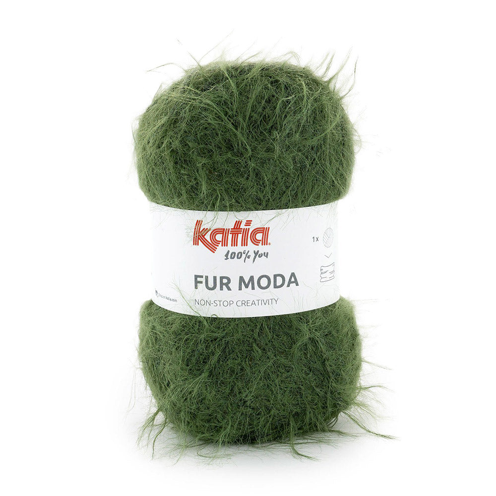 Katia Fur Moda 110 Bosgroen