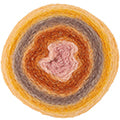 Katia Holi 509 Oker-Roestbruin-Kauwgromroze - Wol garens holi breien polyamide acryl wol oker roest bruin — gemaakt met Katia Holi