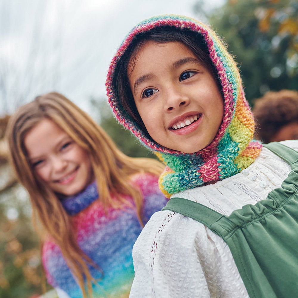 Patroon breien haken kinderen capuchon herfst winter katia — gemaakt met Katia Kinderen No. (3)