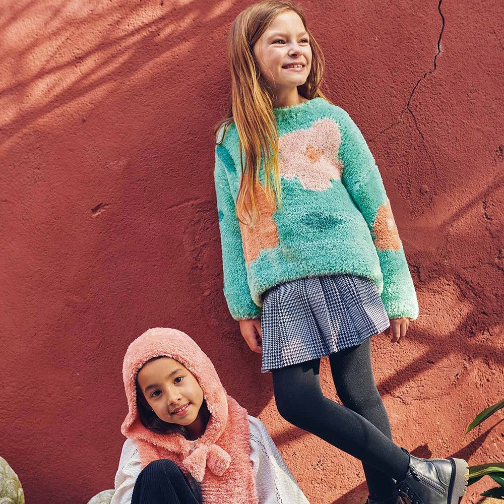 Patroon breien haken kinderen trui herfst winter katia — gemaakt met Katia Kinderen No. (2)