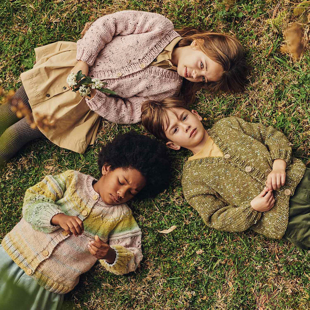 Patroon breien haken kinderen jas herfst winter katia — gemaakt met Katia Kinderen No.