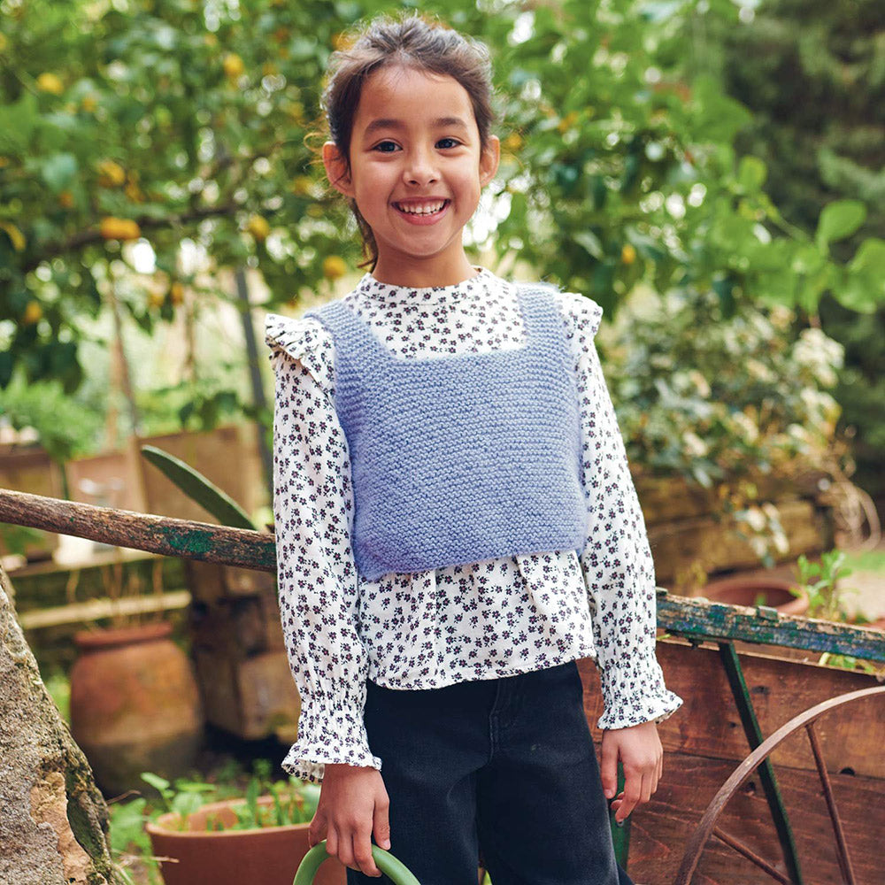 Patroon breien haken kinderen topje herfst winter katia — gemaakt met Katia Kinderen No.