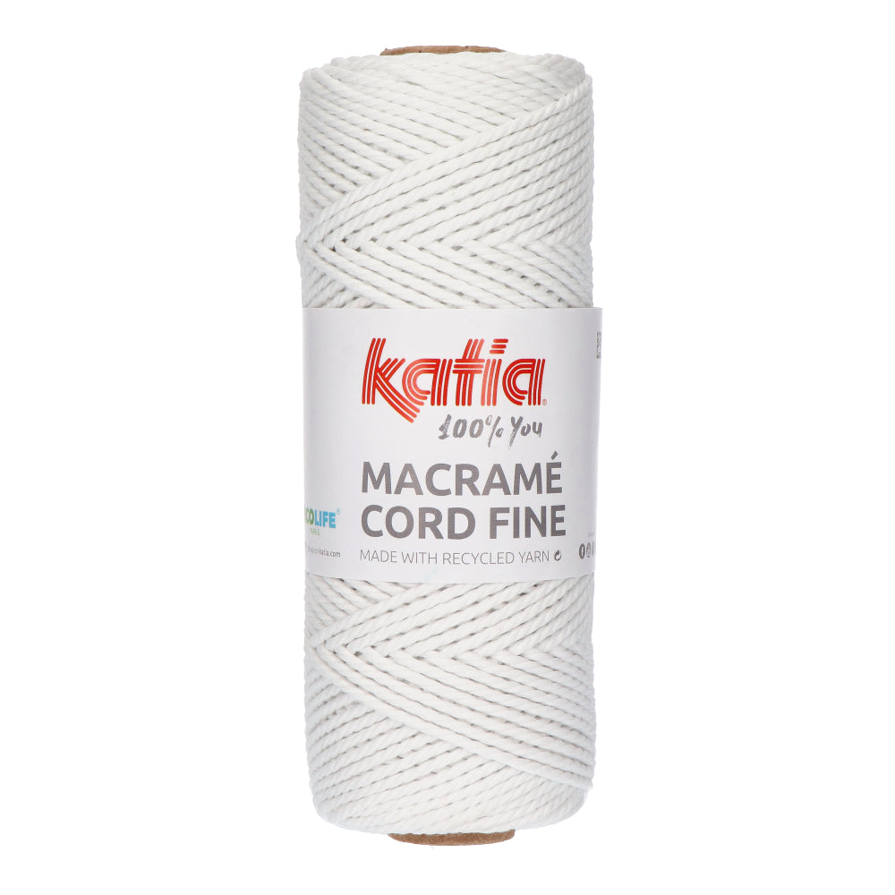 Katia Macramé Cord Fine 200 Wit