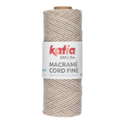 Katia Macramé Cord Fine 205 Beige bruin