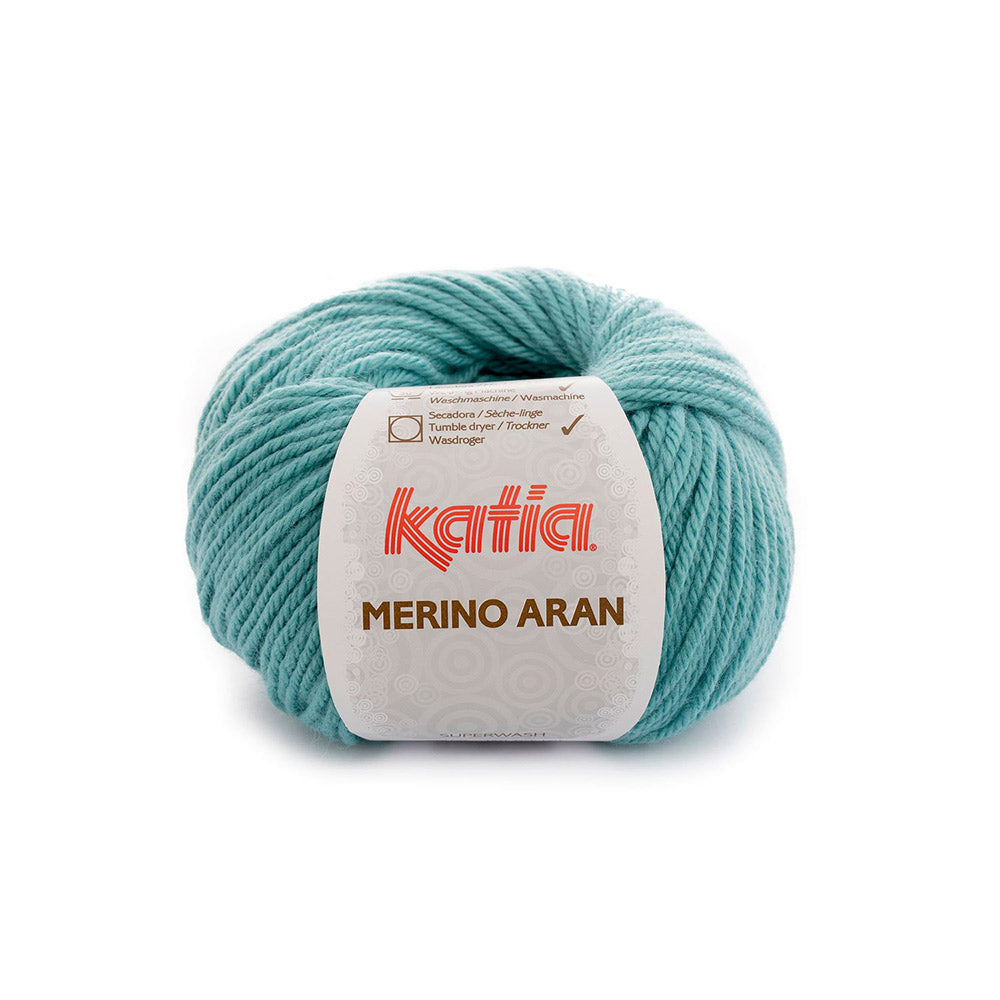 Katia Merino Aran 086 Waterblauw