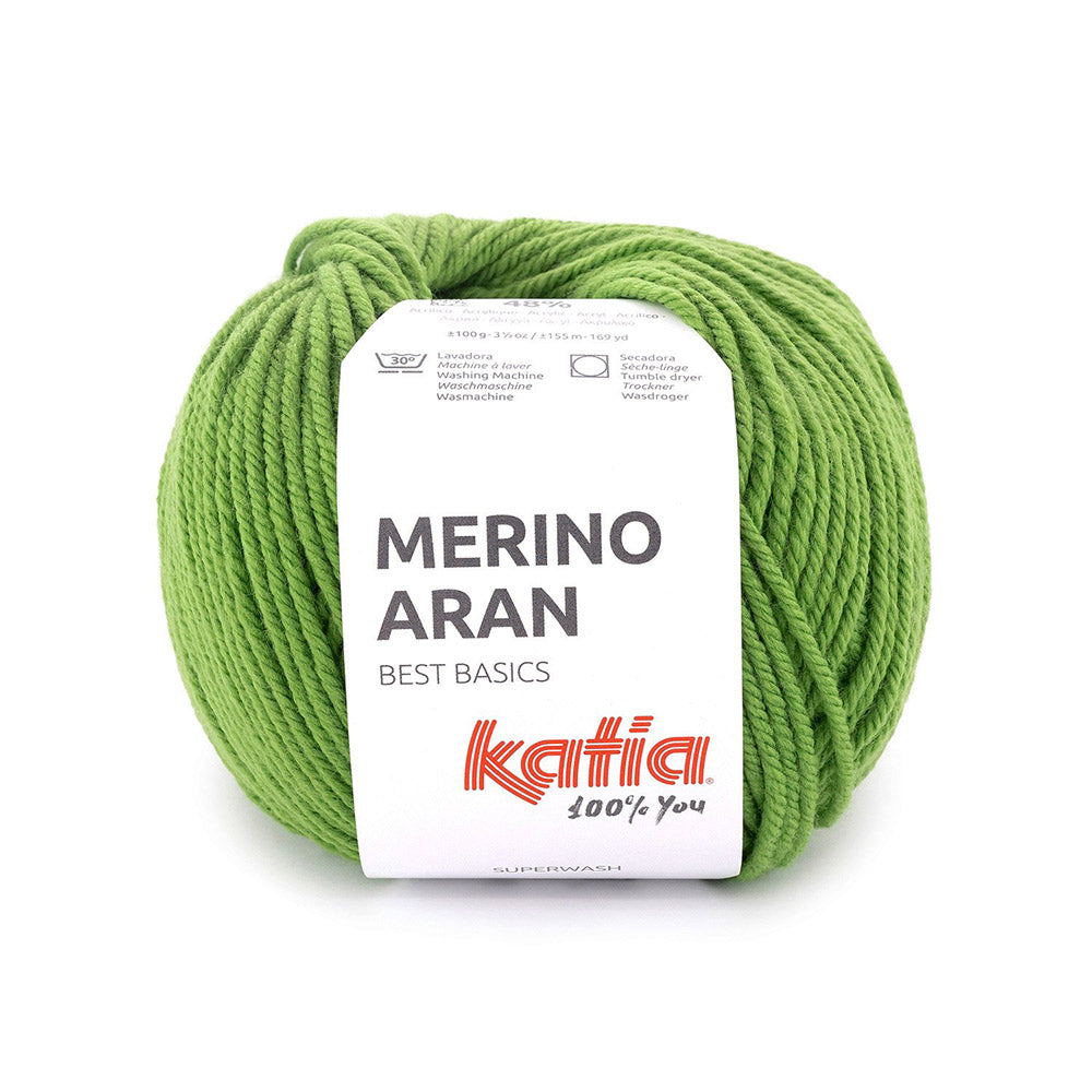 Katia Merino Aran 109 Groen Gras