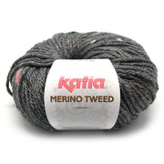 Katia Merino Tweed 308 Donkergrijs