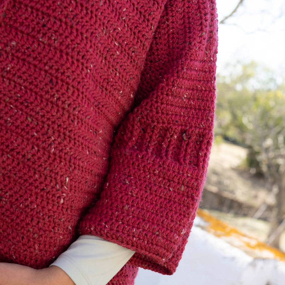 Katia Merino Tweed 315 Framboos - Merino tweed — gemaakt met Katia Merino Tweed (3)