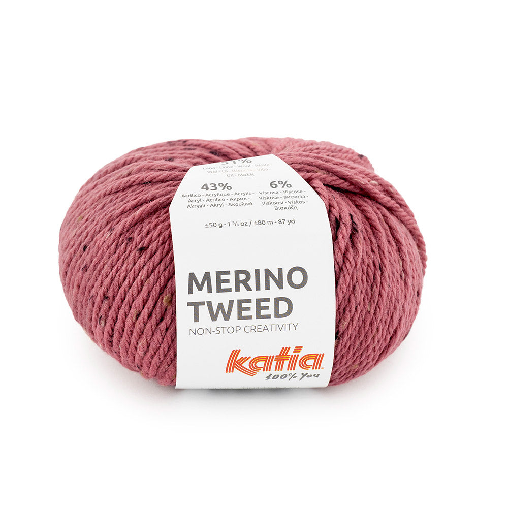 Katia Merino Tweed 321 Oudroze