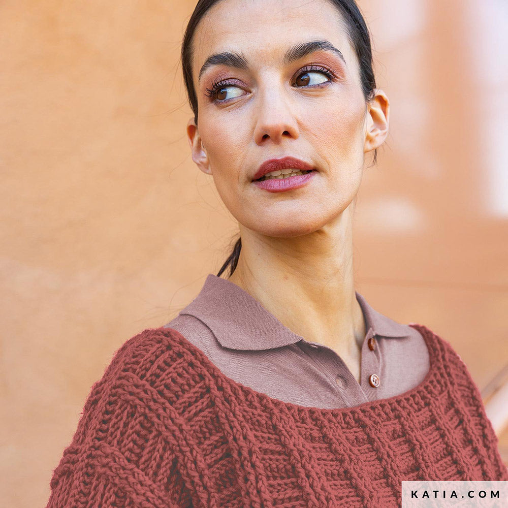 Katia New Ultrasoft 084 Mint - Patroon breien haken dames trui herfst winter katia — gemaakt met Katia New Ultrasoft (7)