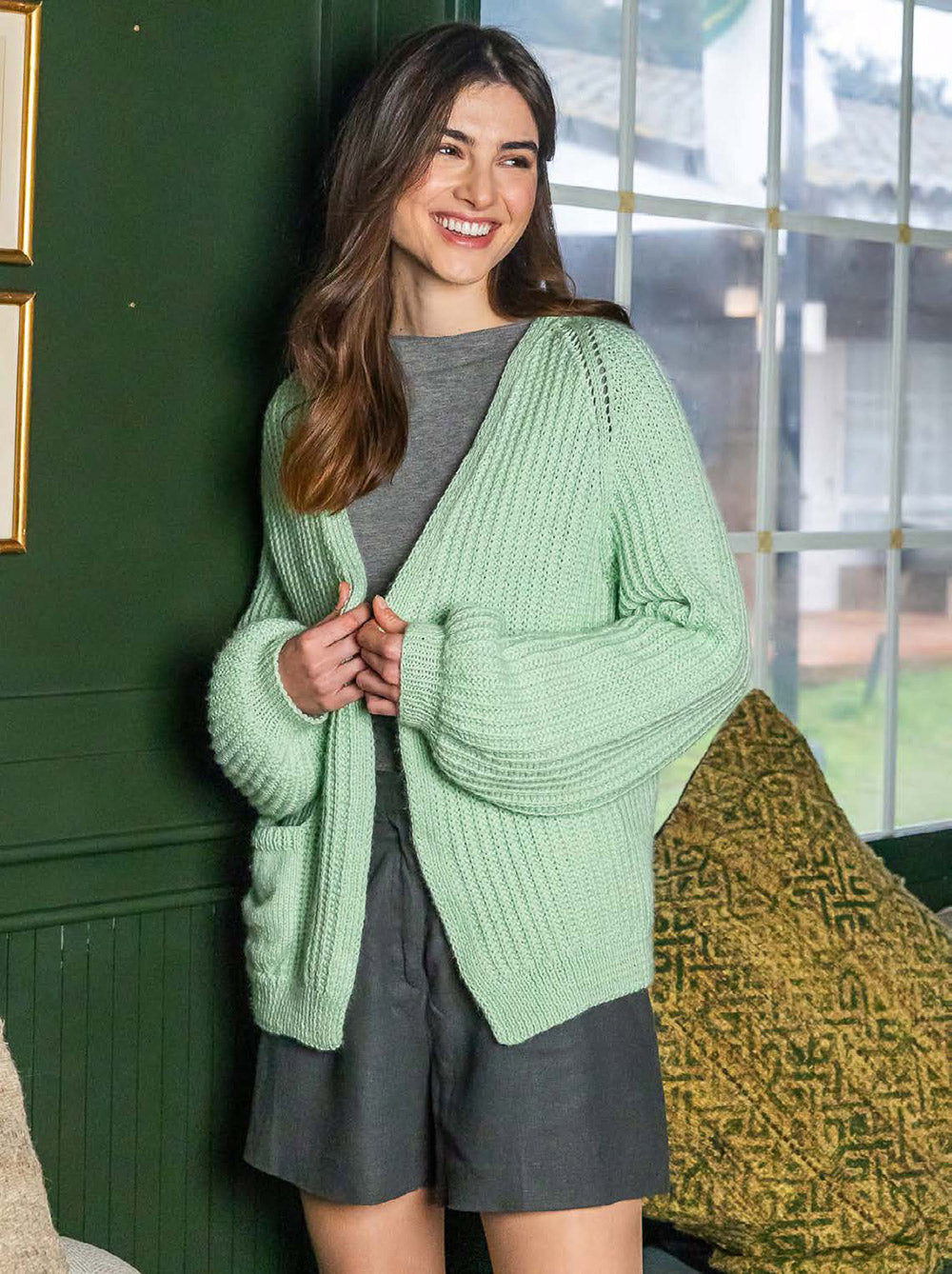 Katia New Ultrasoft 084 Mint - The essentials no page — gemaakt met Katia New Ultrasoft (2)