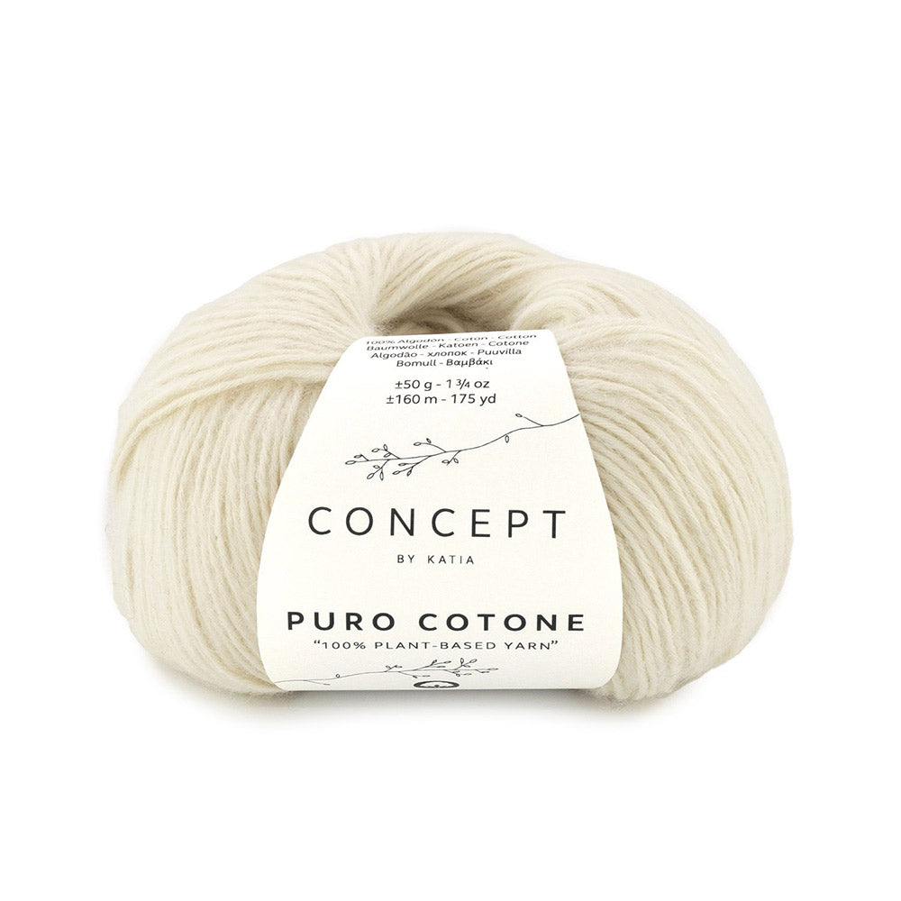 Katia Puro Cotone 50 Ecru