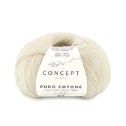 Katia Puro Cotone 50 Ecru