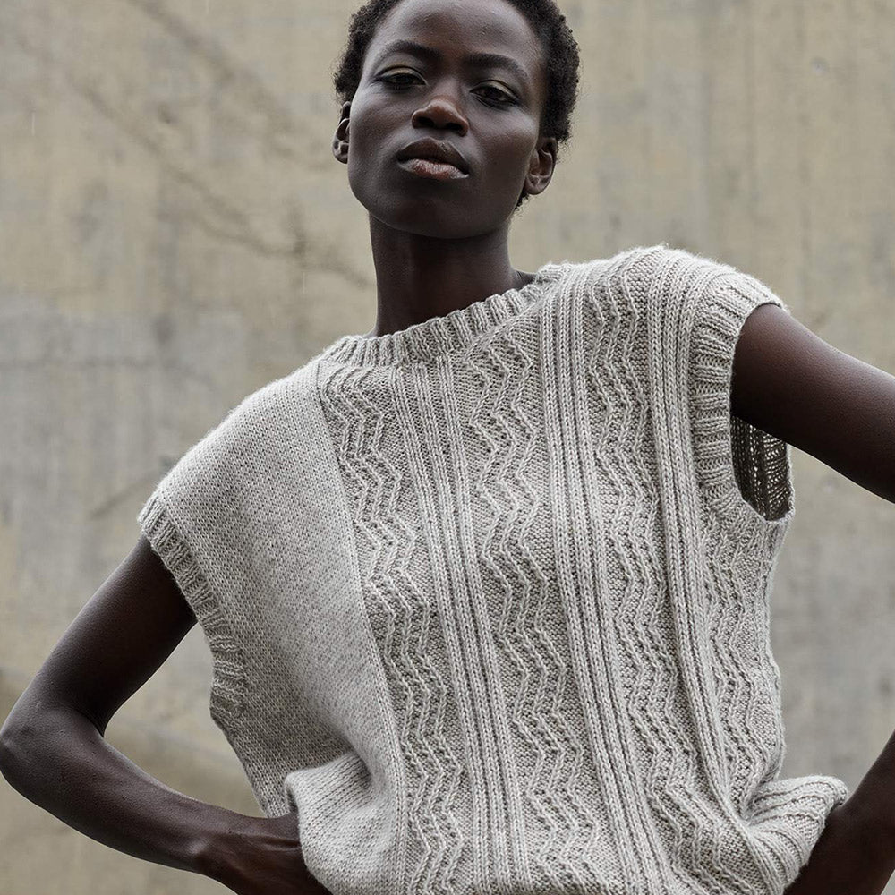 Katia Puro Cotone 50 Ecru - Patroon breien haken dames topje lente zomer katia — gemaakt met Katia Puro Cotone (3)