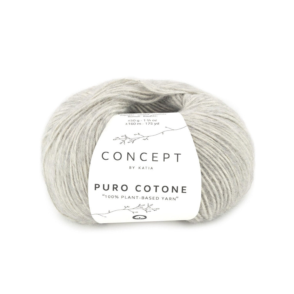 Katia Puro Cotone 53 Licht Grijs