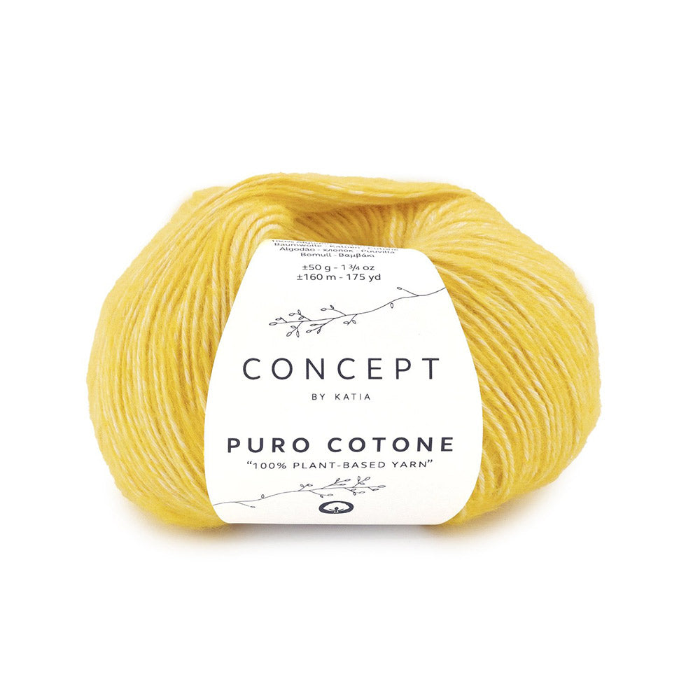 Katia Puro Cotone 56 Geel