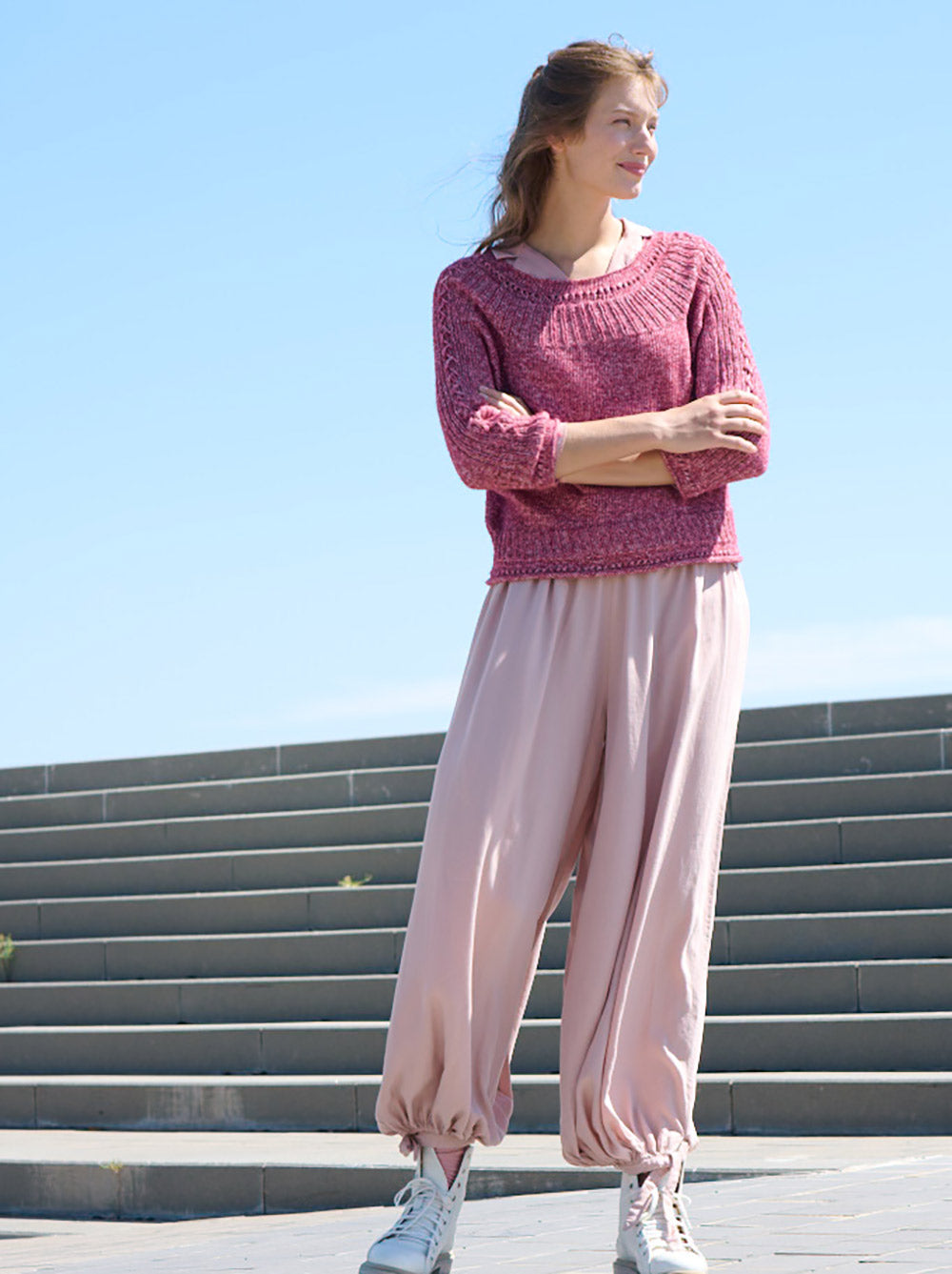 Katia Puro Cotone 62 Robijn - Katiamagazineallseasons — gemaakt met Katia Puro Cotone (2)