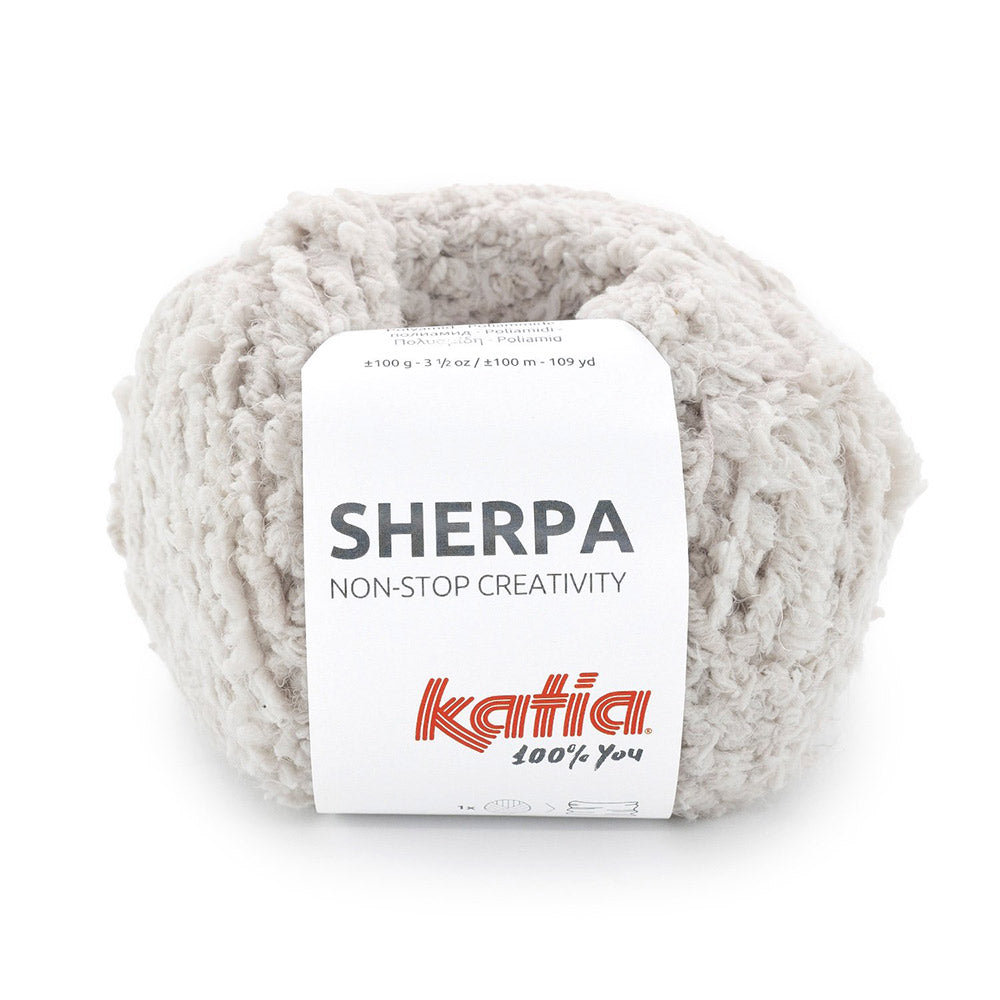 Katia Sherpa 110 Parelachtig lichtgrijs