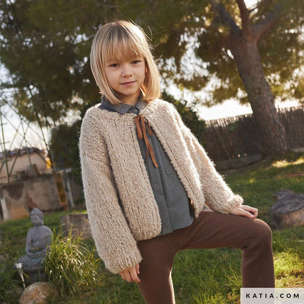 Katia Shibuya 054 Koper Bruin - Patroon breien haken kinderen jas herfst winter katia — gemaakt met Katia Shibuya (4)
