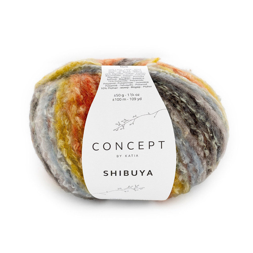 Katia Shibuya 107 Bruin-Blauw-Oranje
