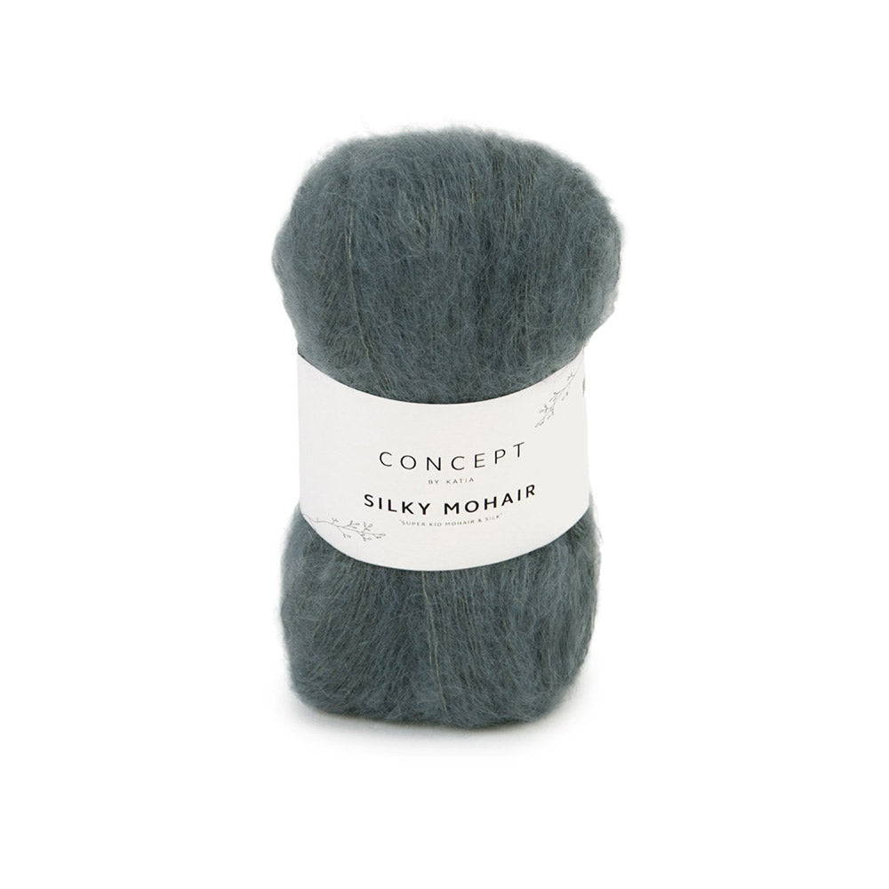Katia Silky Mohair 105 Medium grijs
