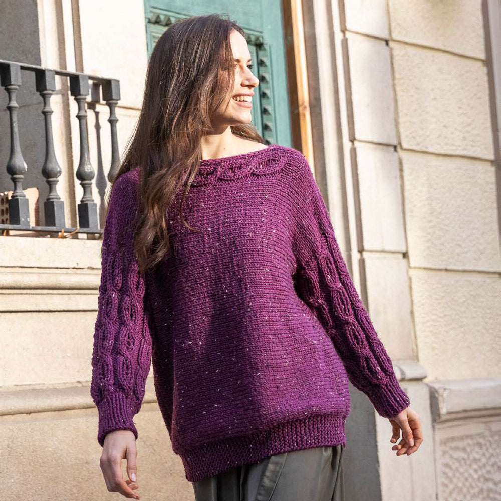 Bulky tweed — gemaakt met Katia Sport Magazine No.119 Herfst/Winter 2024/2025