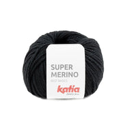 Katia Super Merino 002 Zwart