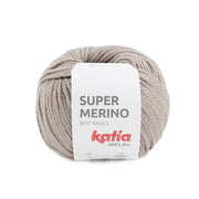 Katia Super Merino 007 Steen grijs