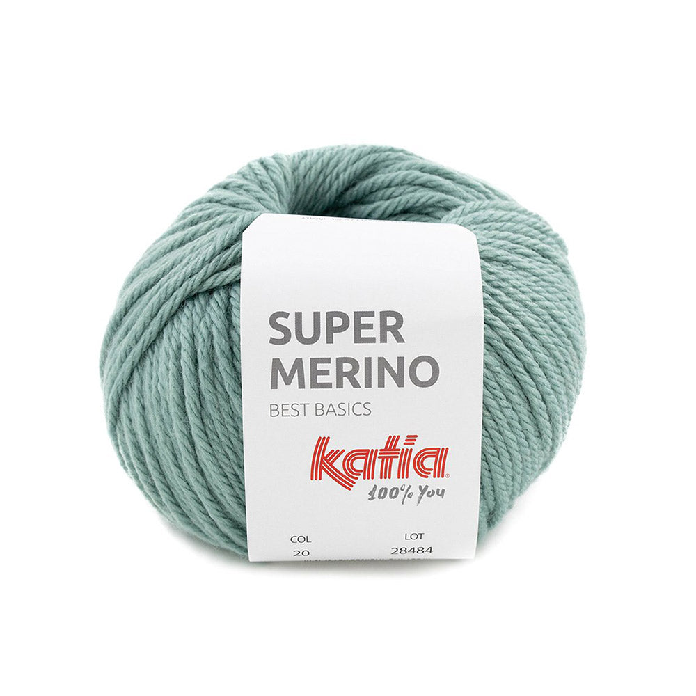 Katia Super Merino 020 Licht groen