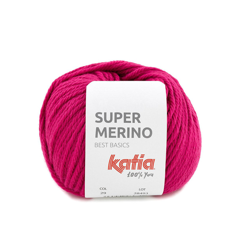 Katia Super Merino 029 Fuchsia