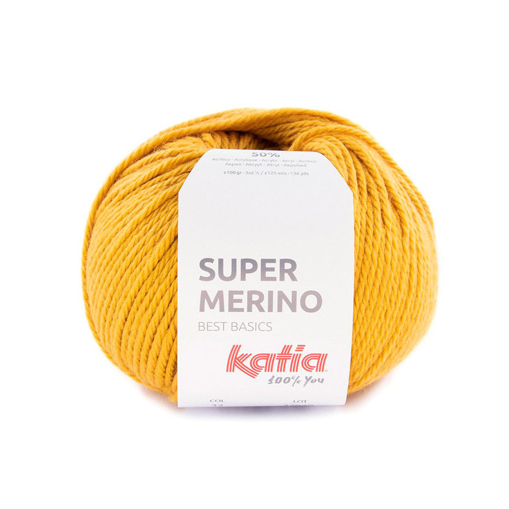 Katia Super Merino 32 Ocre - Katia Super Merino 032 Oker