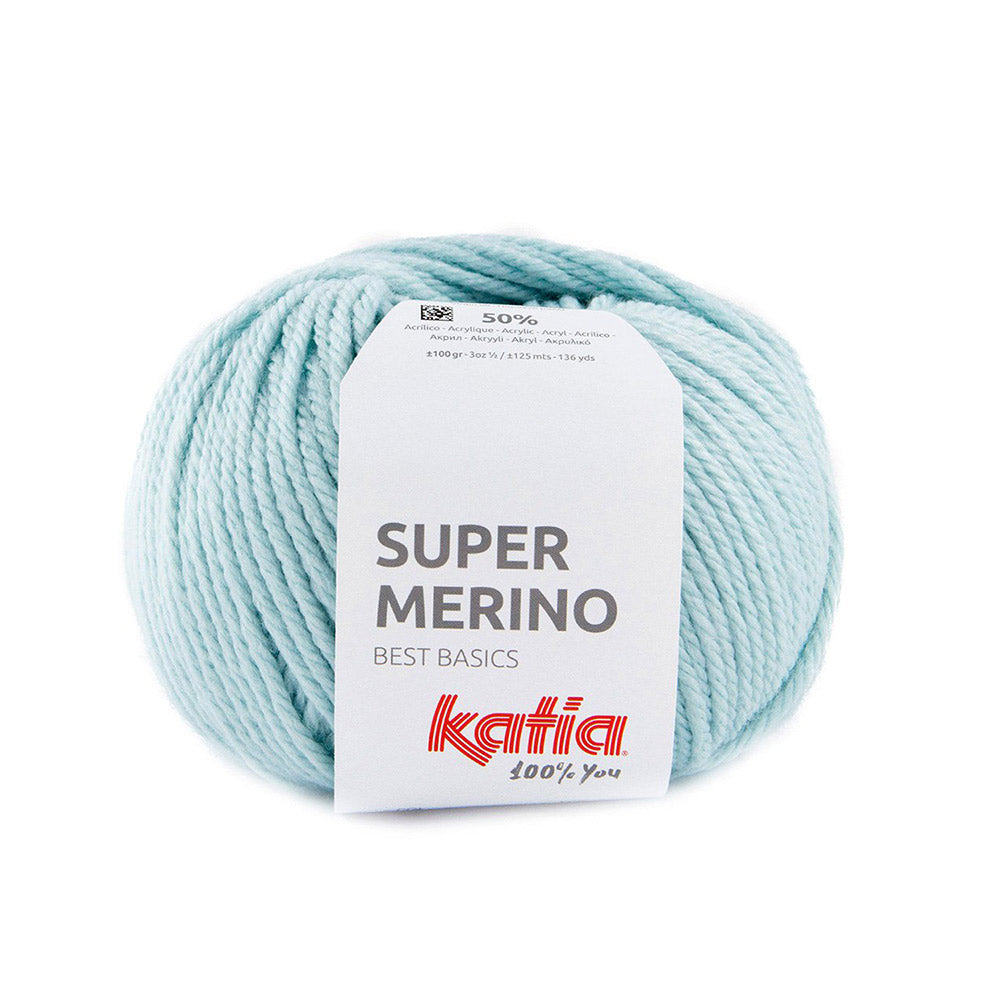 Katia Super Merino 044 Vergrijsd hemelsblauw