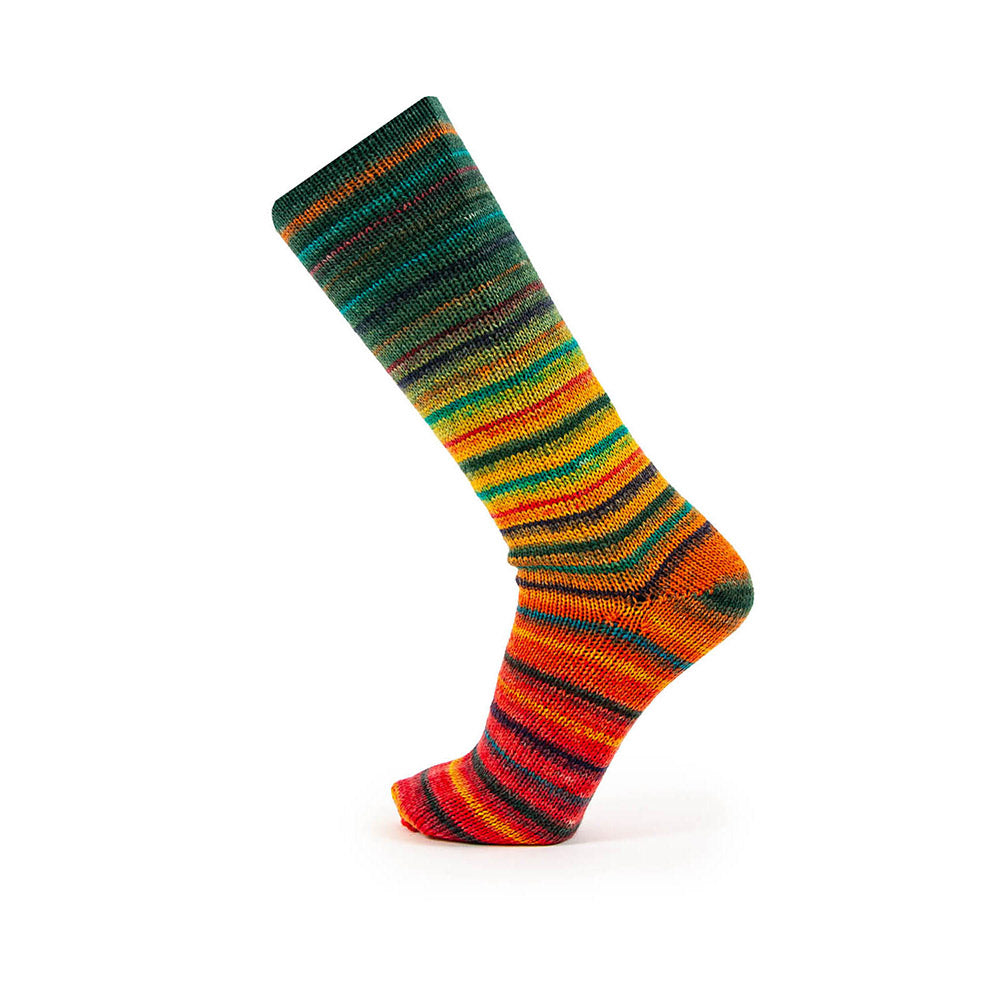 Katia Symmetric Socks & More - Paradise 045 Jeans-Camel-Oranje - Wol garens symmetricsocksmoreparadise breien wol polyamide j — gemaakt met Katia Symmetric Socks & More - Paradise