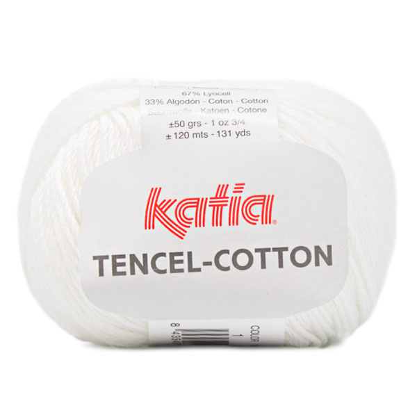 Katia Tencel-Cotton 001 Wit