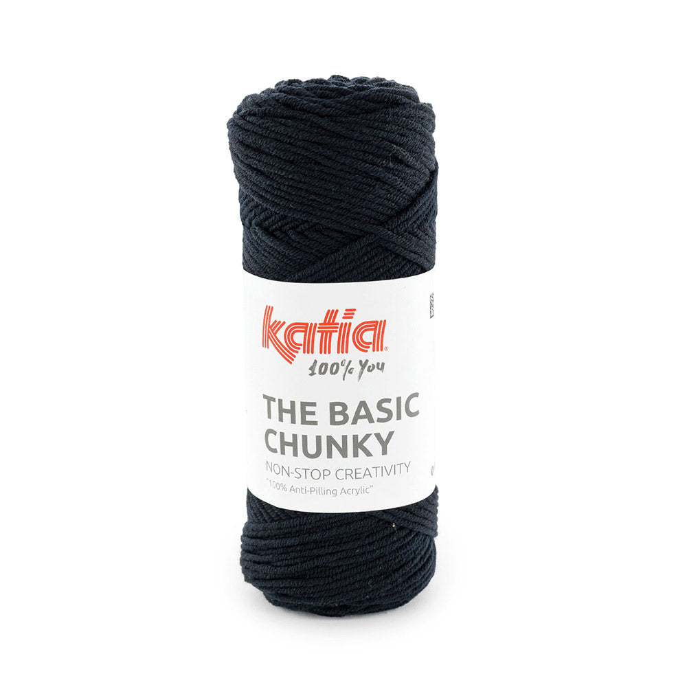 Katia The Basic Chunky 002 Zwart