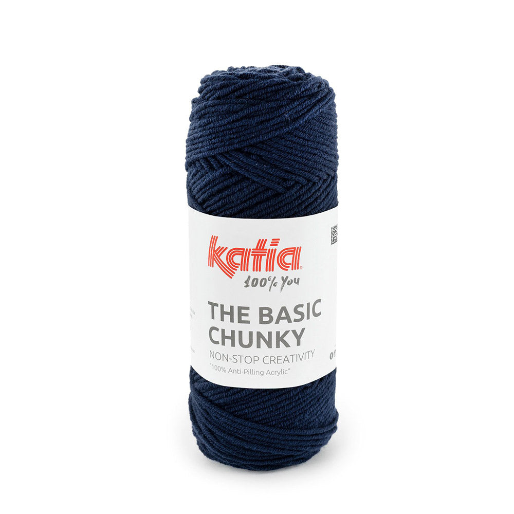 Katia The Basic Chunky 005 Donkerblauw