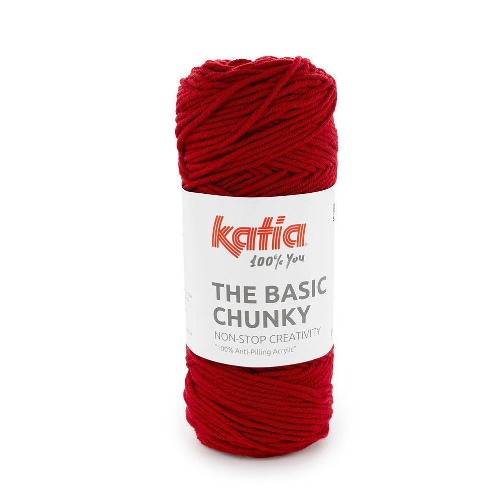 Katia The Basic Chunky 040 Bloedrood