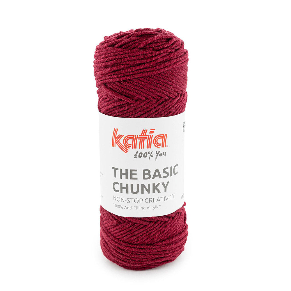 Katia The Basic Chunky 042 Bordeauxrood