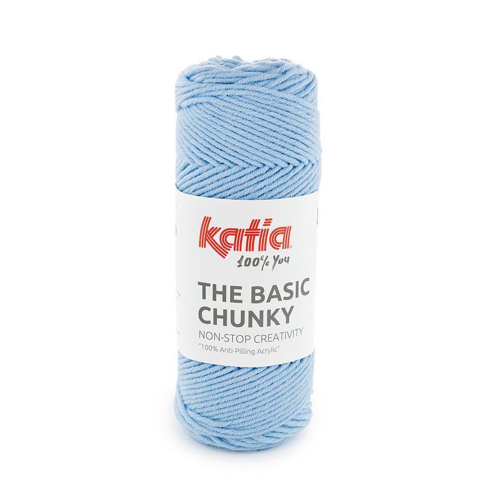 Katia The Basic Chunky 050 Hemelsblauw