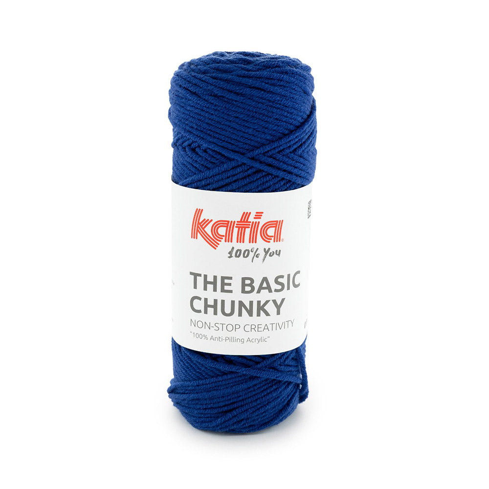 Katia The Basic Chunky 053 Koningsblauw