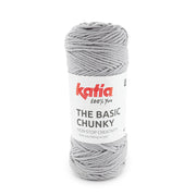 Katia The Basic Chunky 200 Parelachtig Lichtgrijs