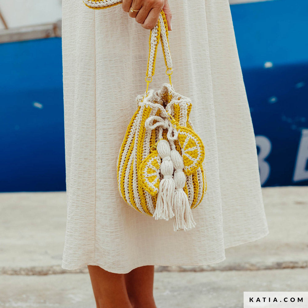 Katia The Vegan Bag 053 Aarde bruin - Patroon breien haken dames tas lente zomer katia — gemaakt met Katia The Vegan Bag (3)