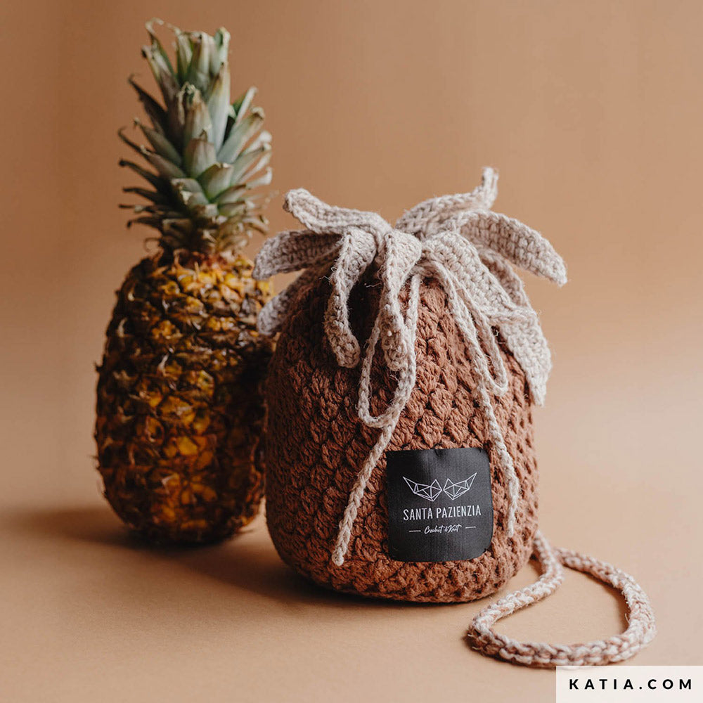 Katia The Vegan Bag 053 Aarde bruin - Patroon breien haken dames tas lente zomer katia — gemaakt met Katia The Vegan Bag (4)