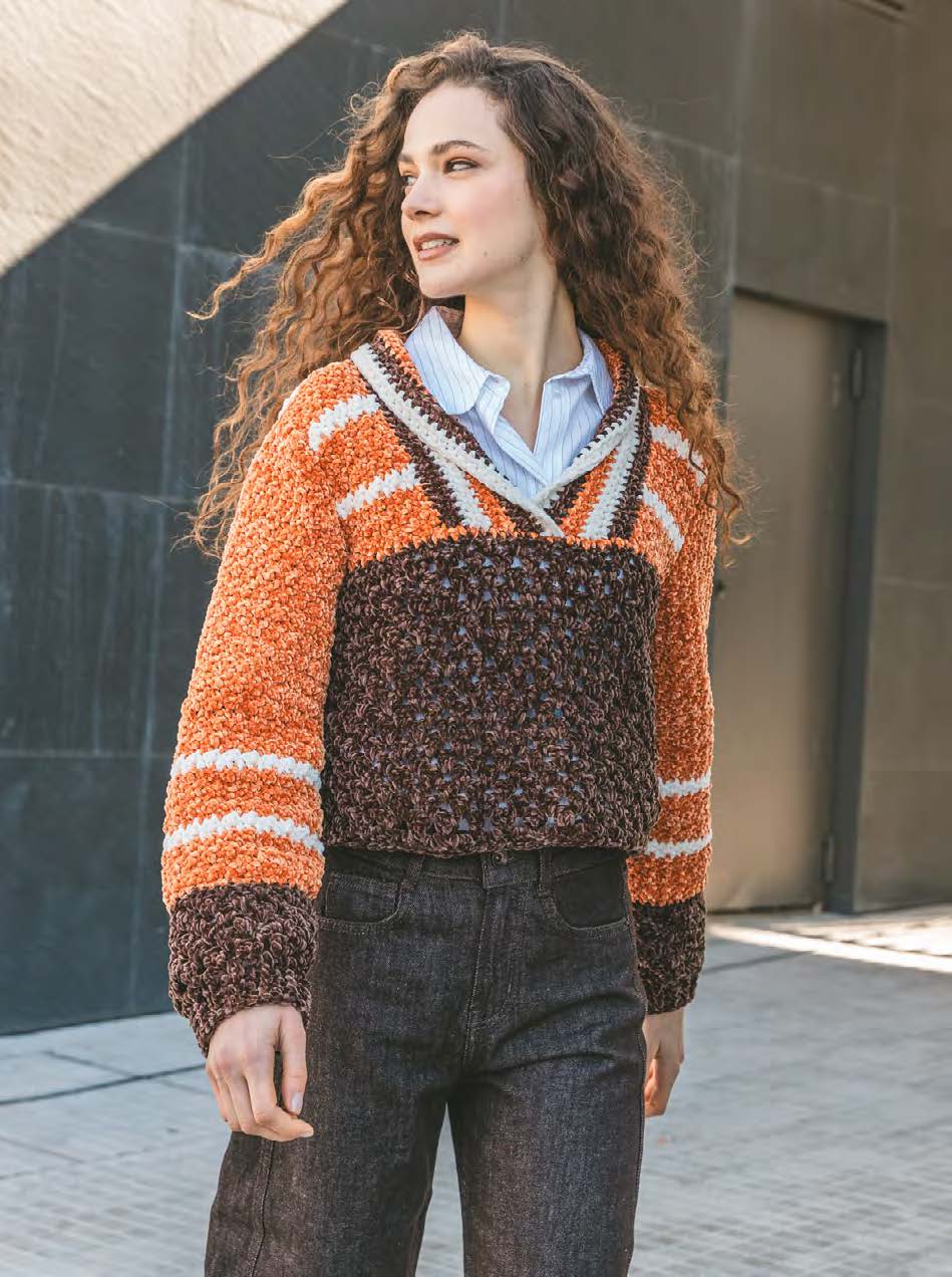 Katia Velvet Mini 206 Gras Groen - Furry knit editionpage — gemaakt met Katia Velvet Mini